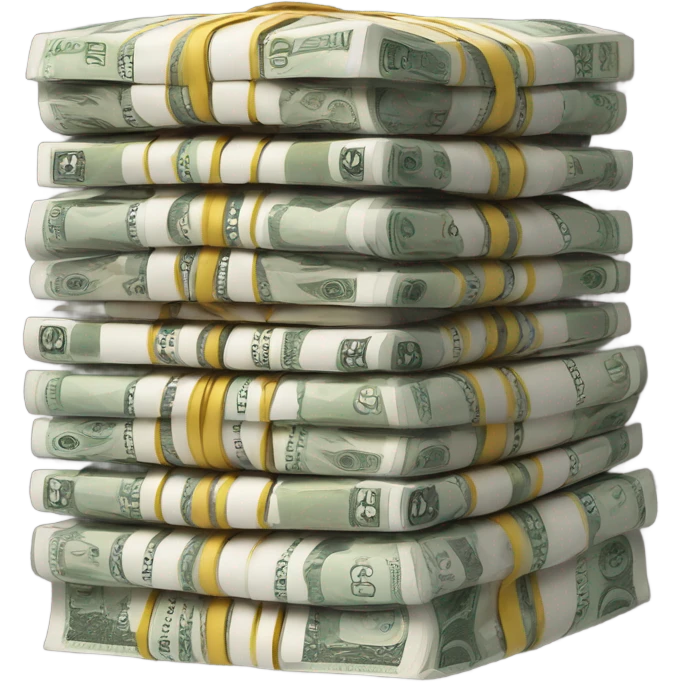 Big money stacks emoji