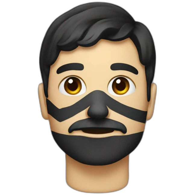 Drapeau noir emoji