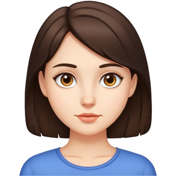 Brunette girl  emoji