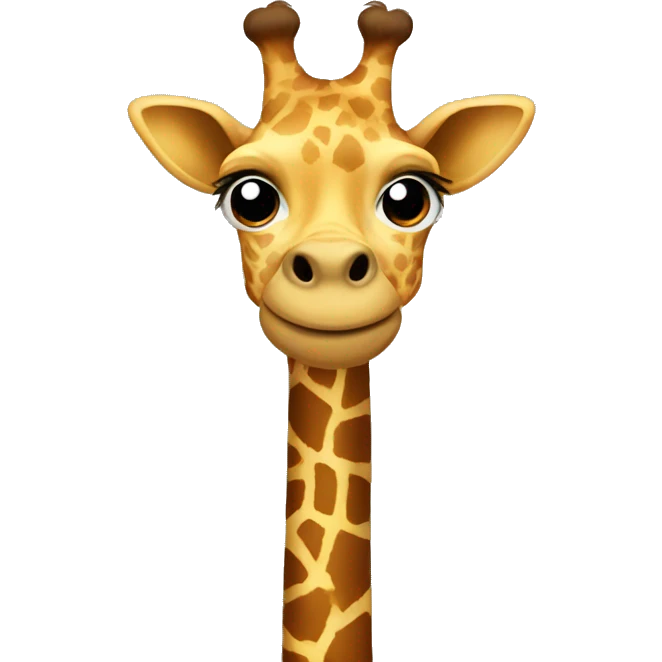 Giraffe with sweatpants emoji