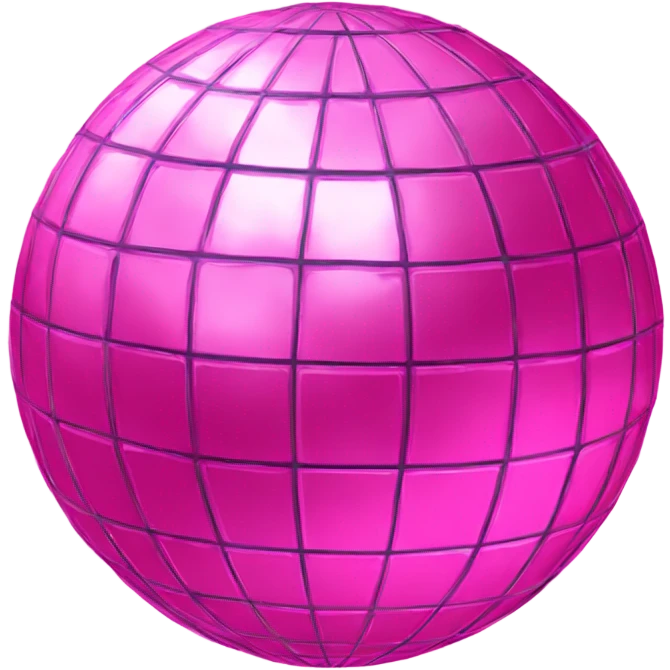 pink disco ball emoji