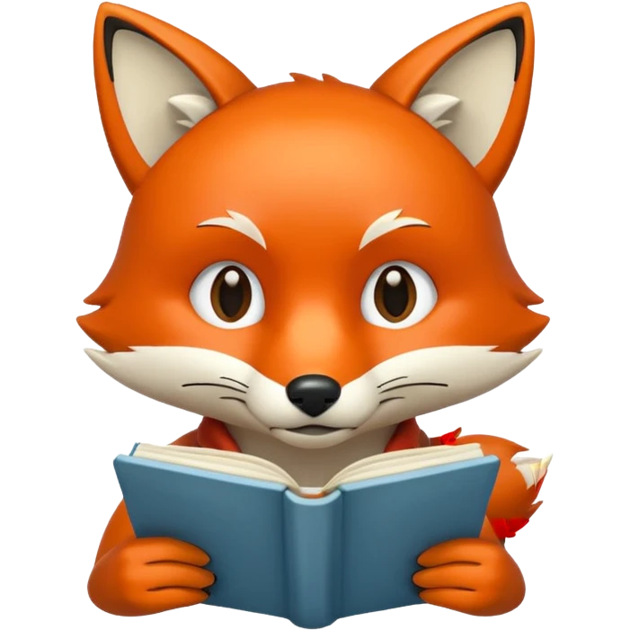 code writing fox emoji