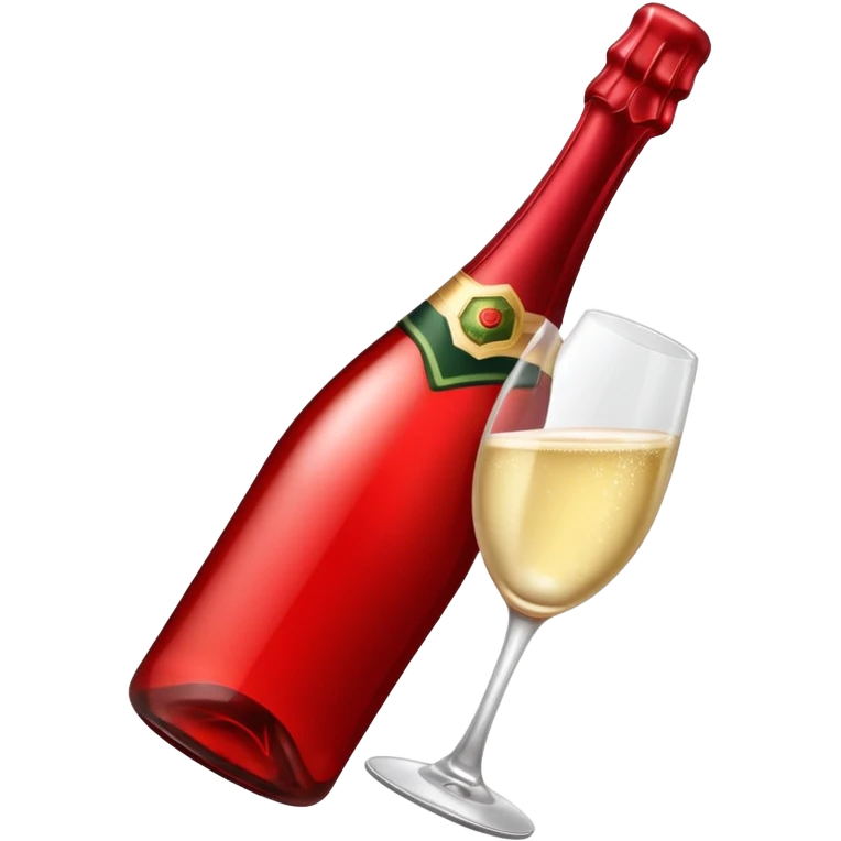 botle champgne RED emoji