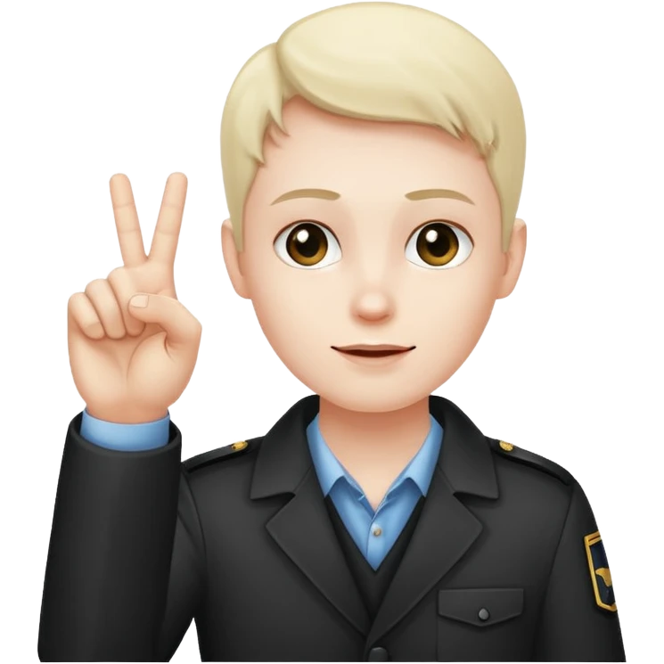 Three-finger salute emoji