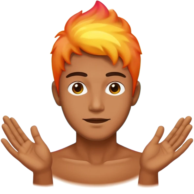 A man with aura emoji