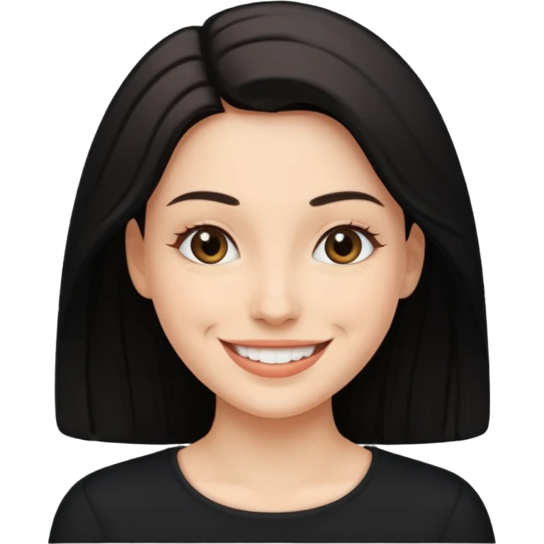 create an emoji, black long sleeves, for women, now human emoji