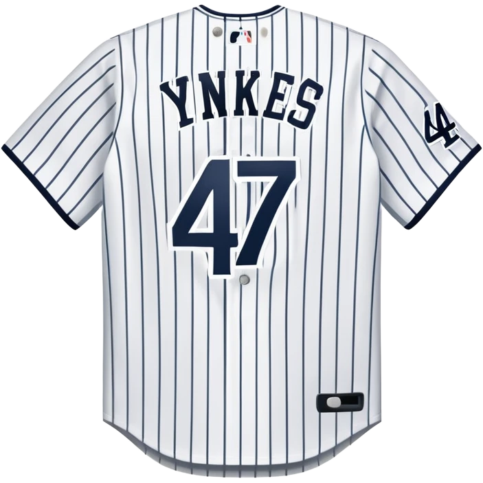 Yankees jerseys with the 47 emoji