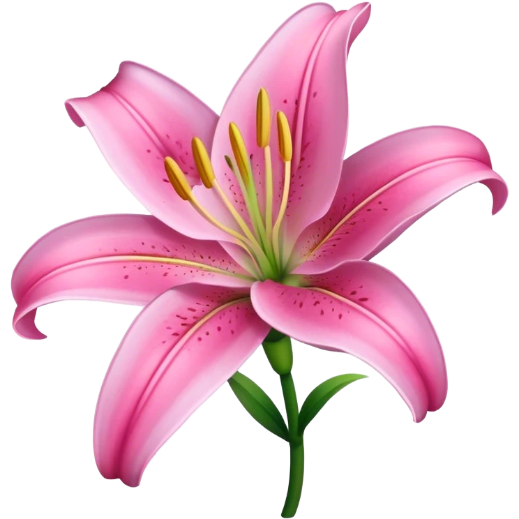 Pink Lily emoji