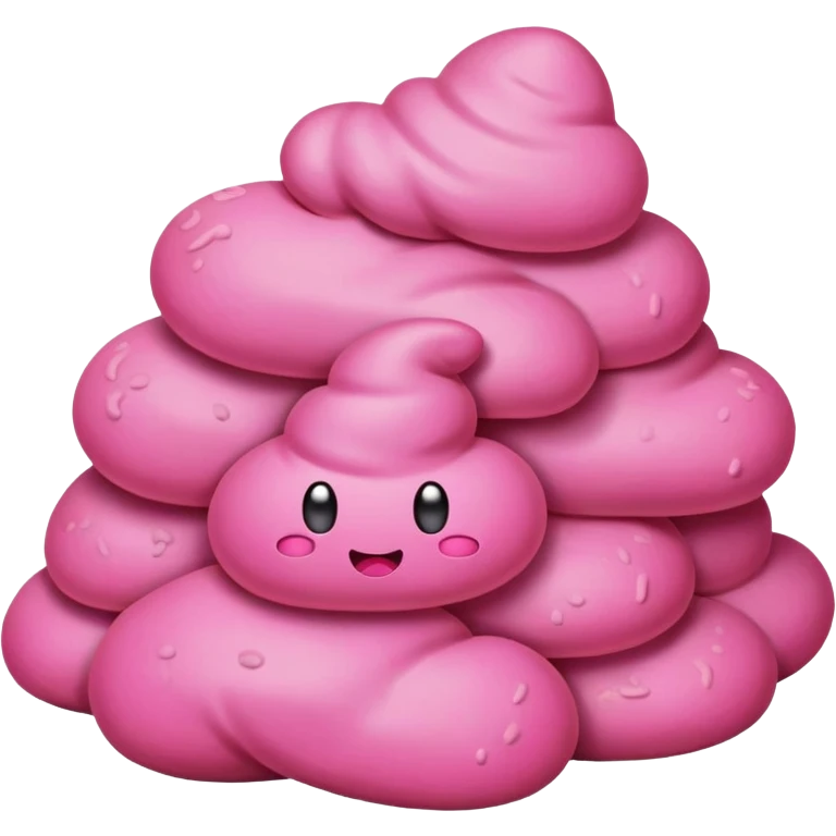 pink poop  emoji