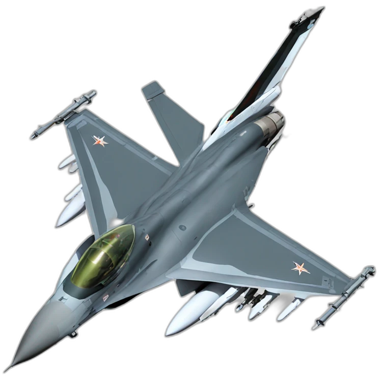 F-16 jet emoji