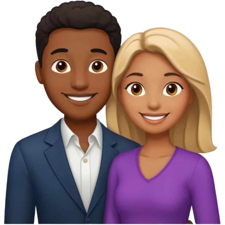 romantic black couple emoji