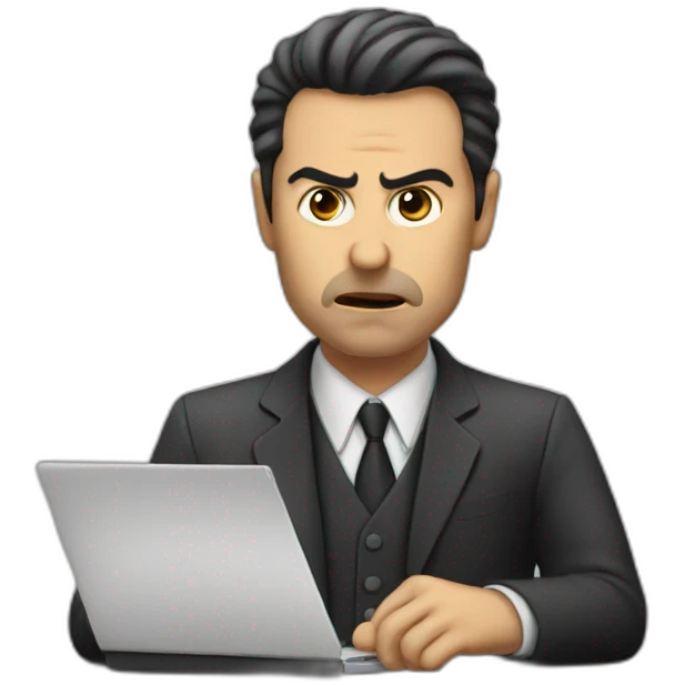 Manager hungry evil emoji