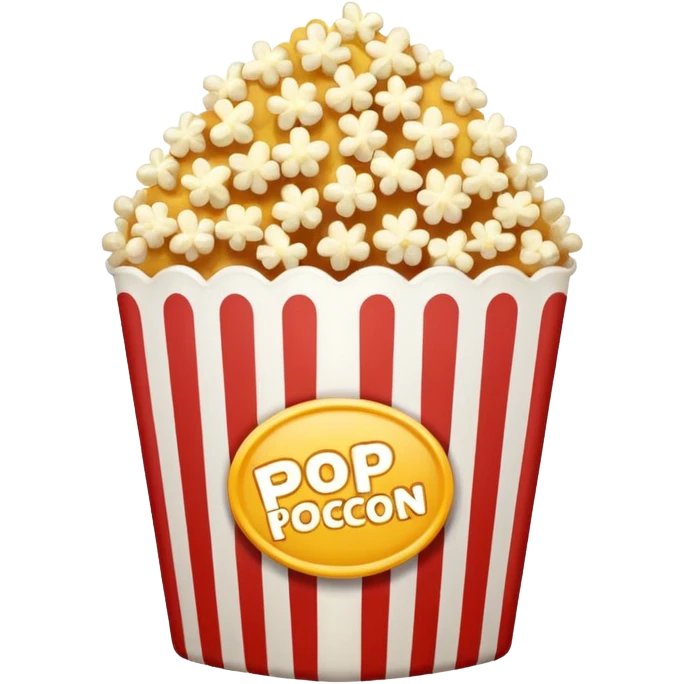 one single popcorn  emoji