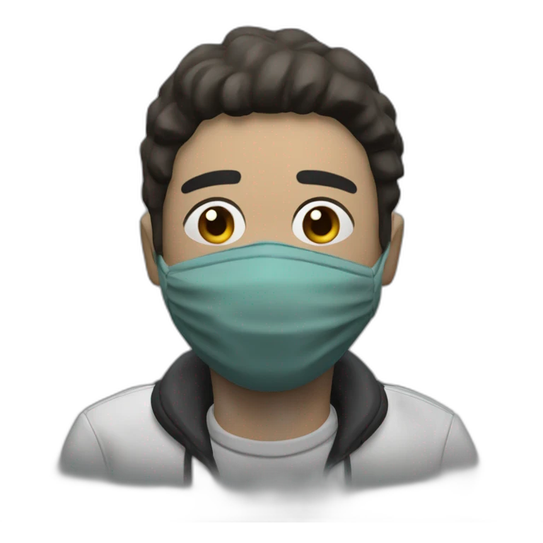 covid-19 sick person as the DayZ game character emoji