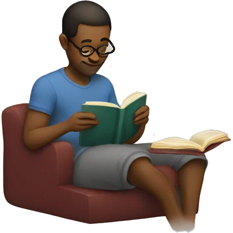 Reading a book emoji