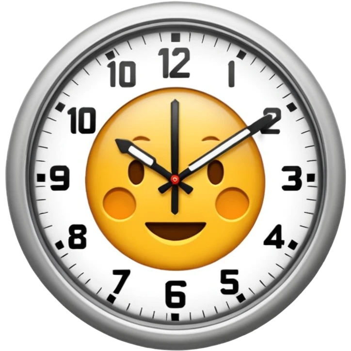 Un reloj sonando al estilo andrez garza emoji