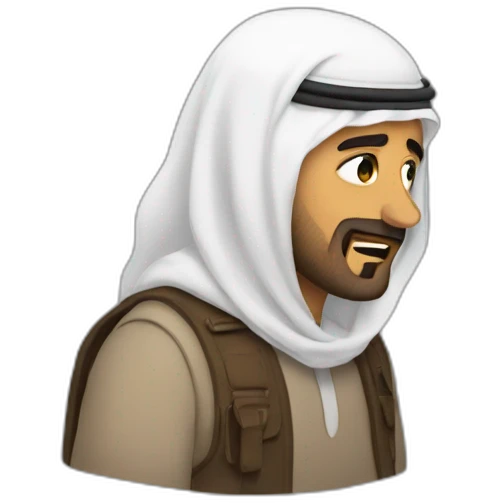 Un arabe qui pleure  emoji