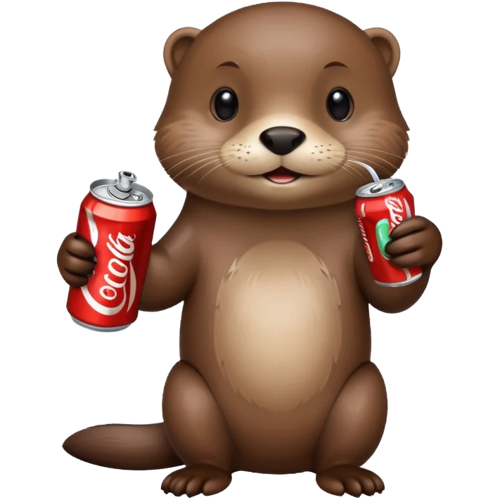Otter mit Cola emoji