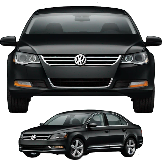 volkswagen passat b7 black color emoji