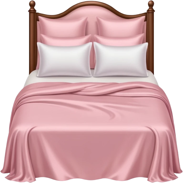 Light pink silk bed emoji