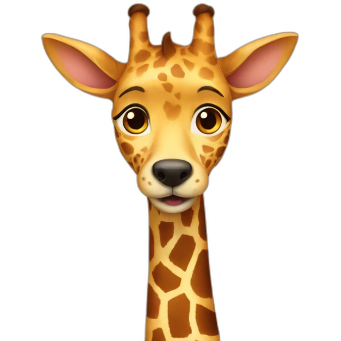 Doggiraffe perfection   emoji