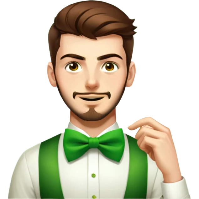 Stylish Leprechaun emoji