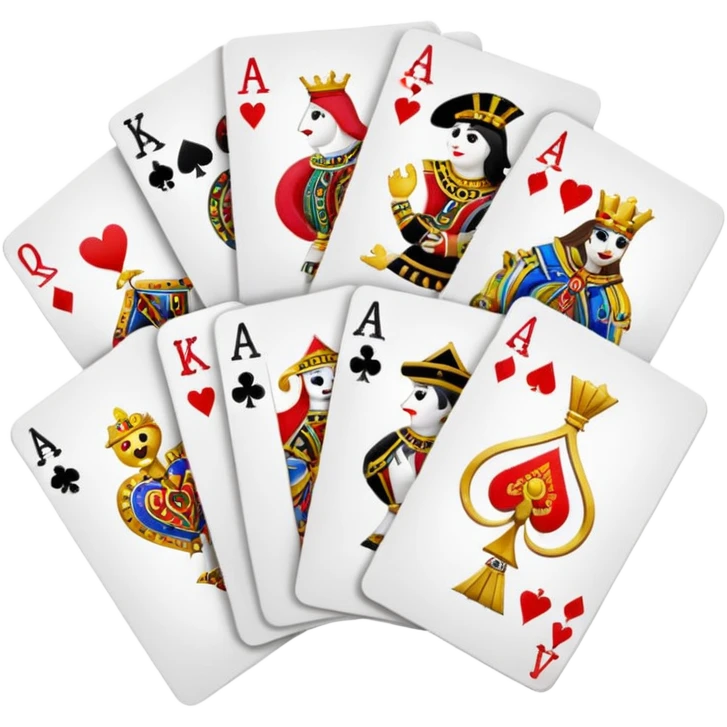 Cards with a tier emoji