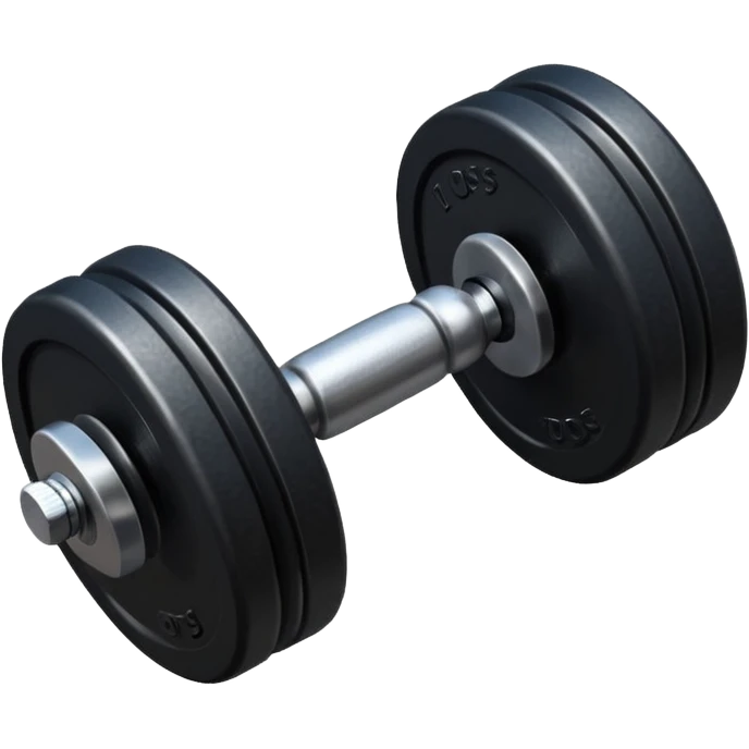 Peso de academia preto emoji