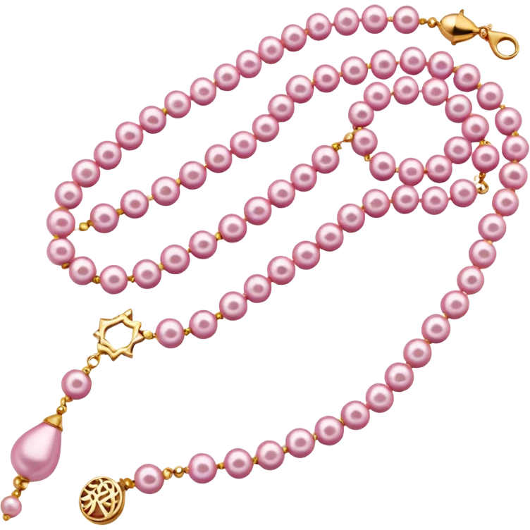 islam tasbih beads, girly colour emoji