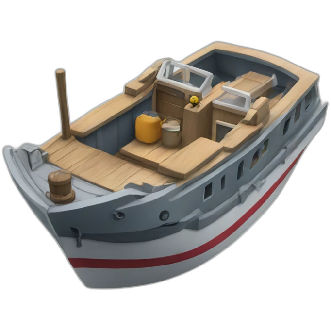Two boats docking emoji