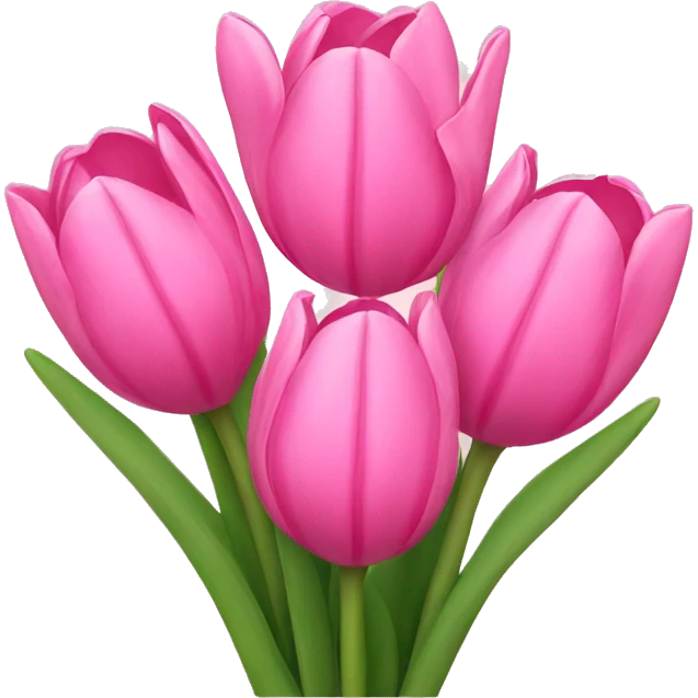 pink tulip bouquet  emoji