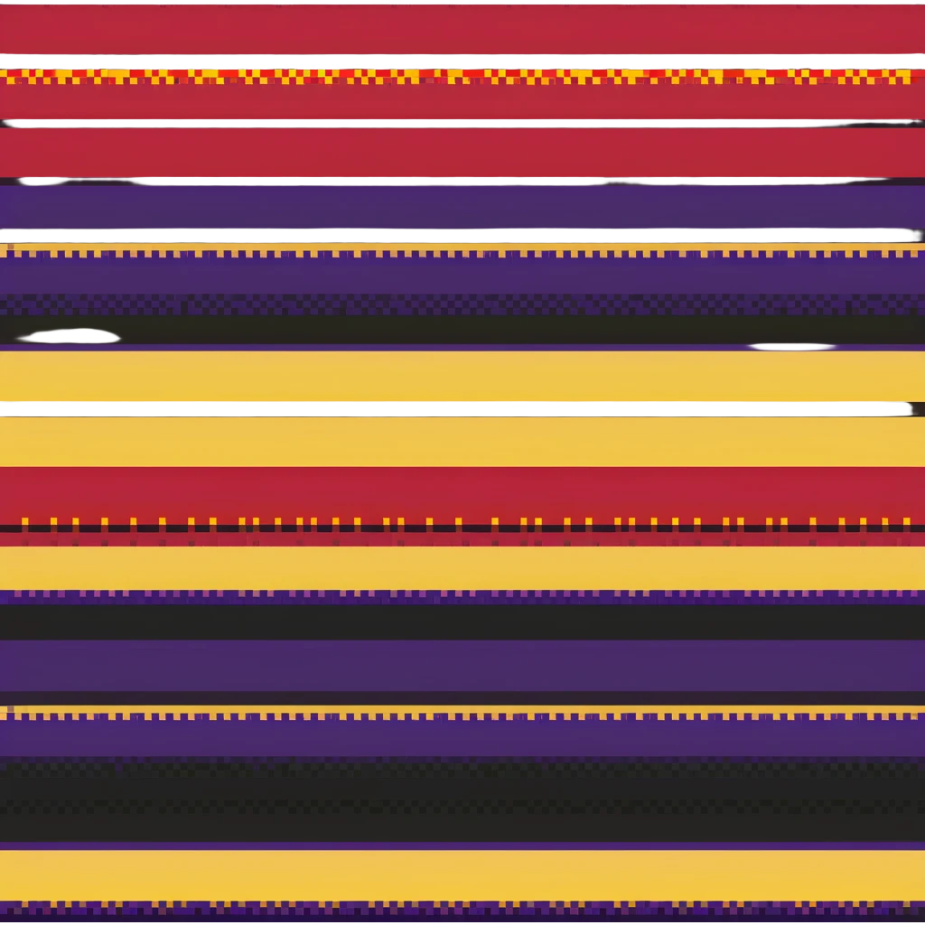 flag with three horizontal stripes - red, yellow, and purple emoji
