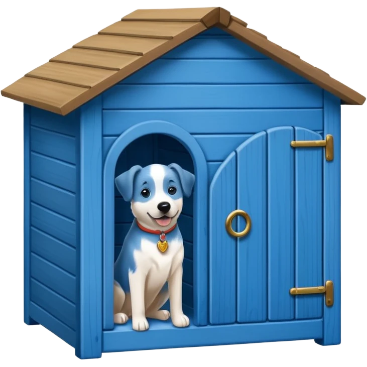 blue dog kennels emoji
