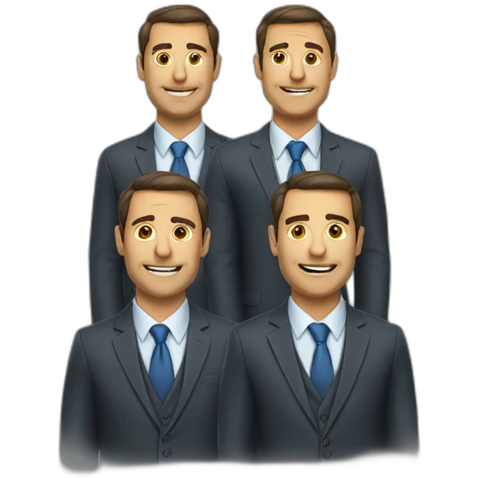 three businessman emoji