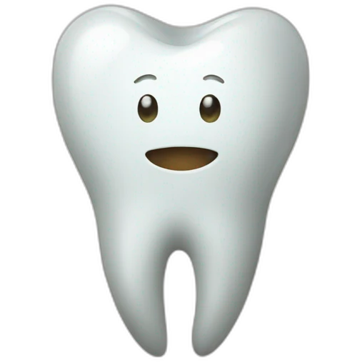Tooth emoji