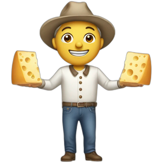 cheese man emoji