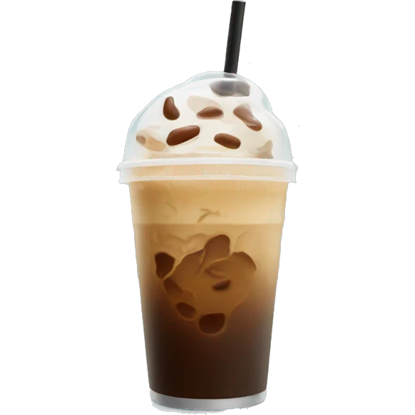 Make a iced coffee  emoji