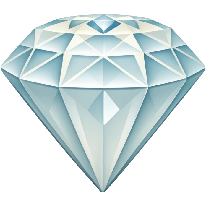 diamond shape carved from ivory emoji emoji