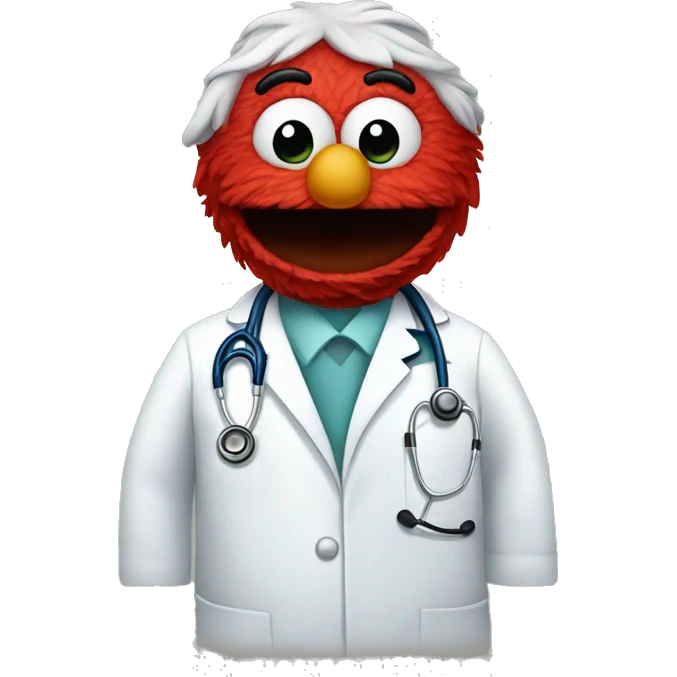 Doctor Elmo emoji