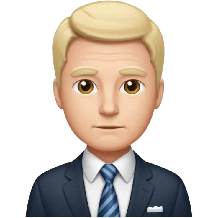 AN UNCLE with a tie in business clothes emoji