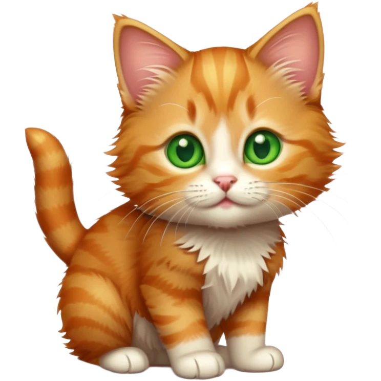 Ginger tabby kitten emoji