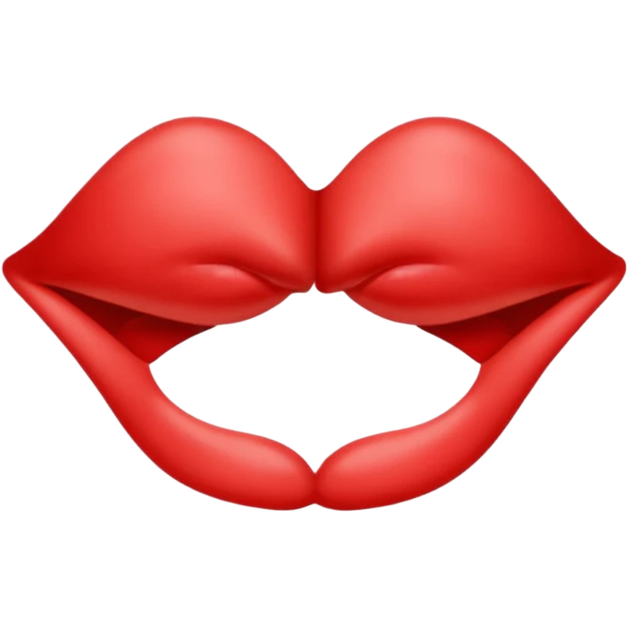 lips kissing underwear emoji