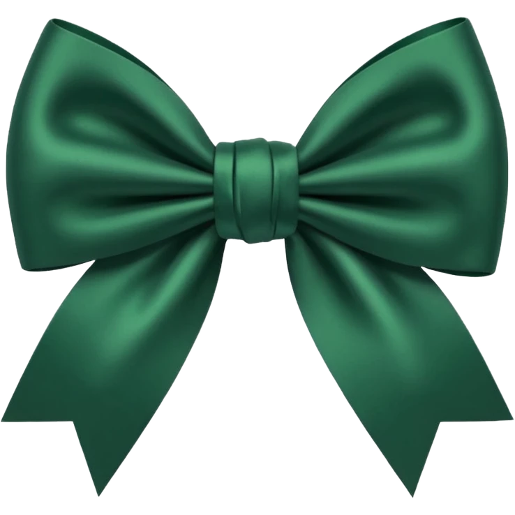 forest green bow emoji