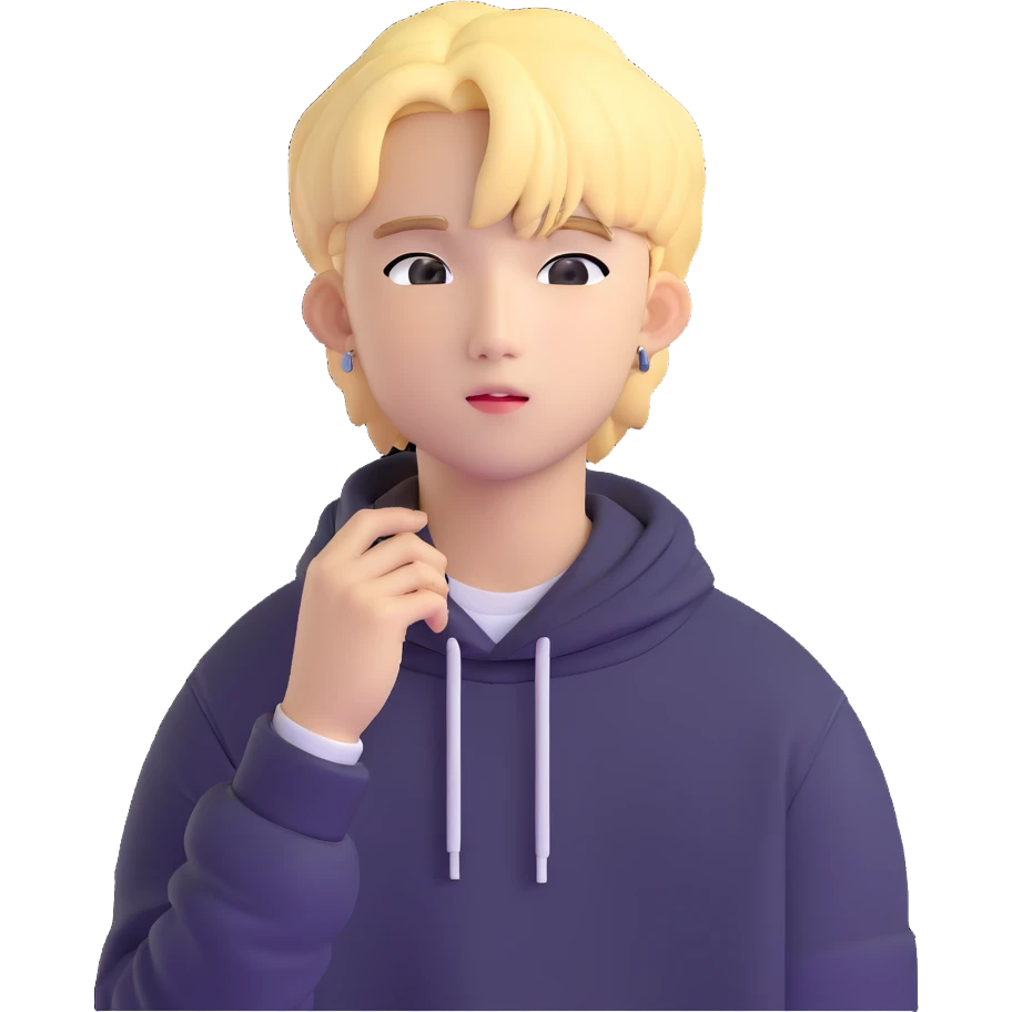 Lee Know from Stray Kids, K-pop idol emoji