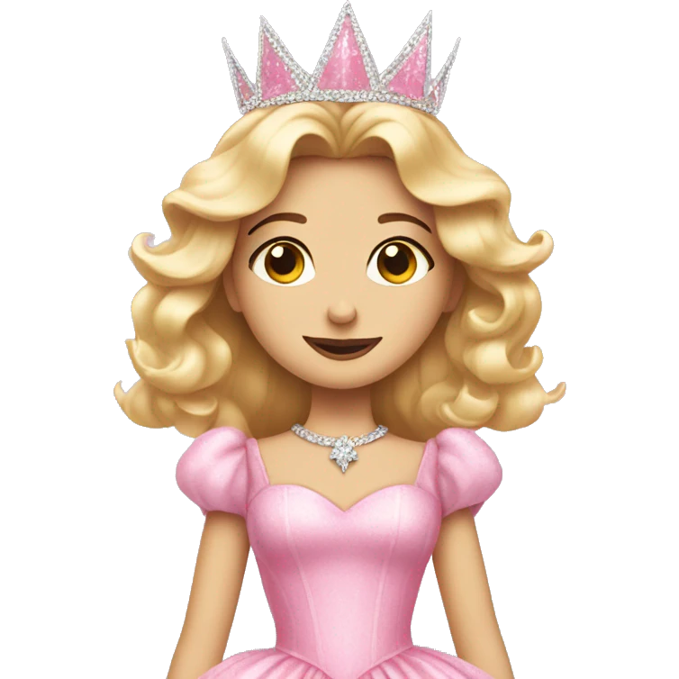 Glinda the good witch wearing pink  emoji