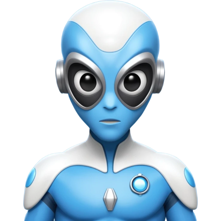 Allien wearing frozone his super suit emoji