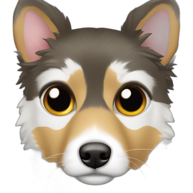 Berger australien yeux bleus emoji