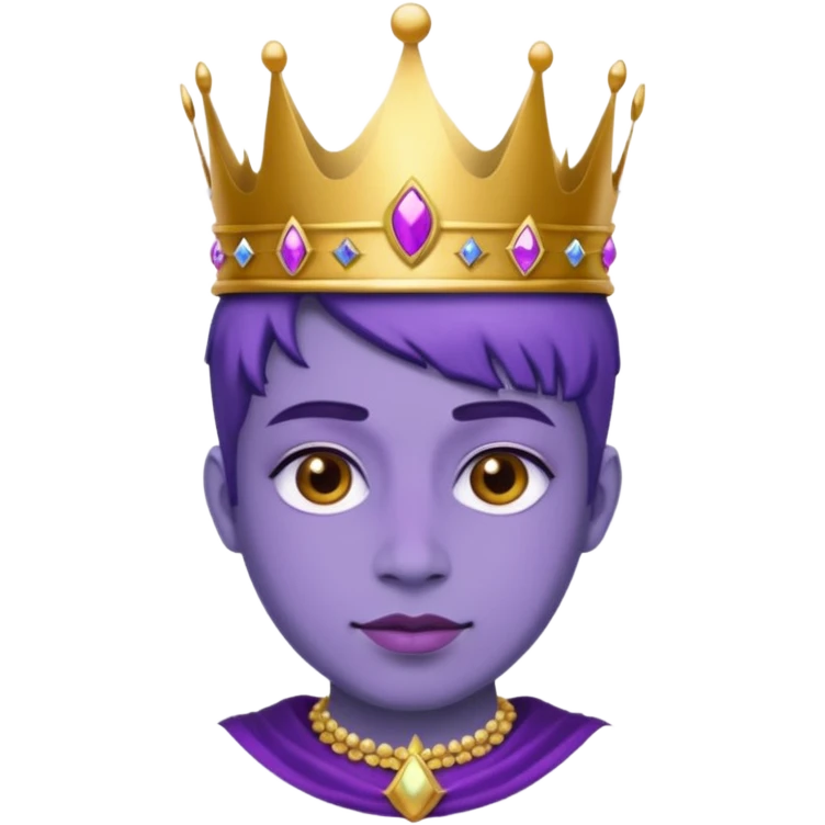Purple royalty emoji