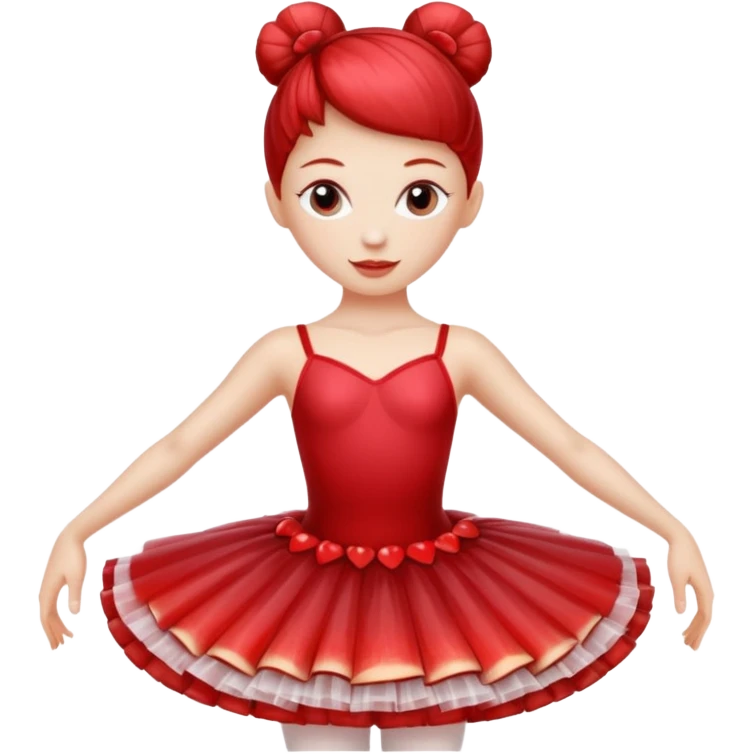 Make apple type ballerina emojis  emoji