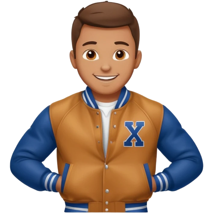 the classic bold jock emoji